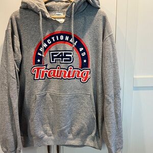 F45 Gray Hoodie with Logo